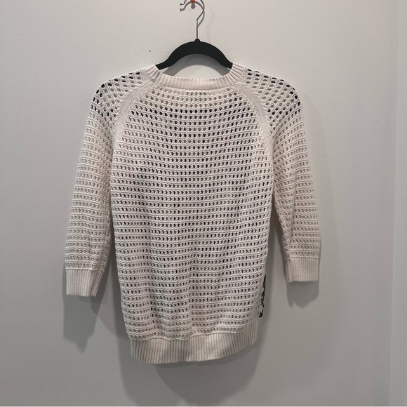 Women's White and Multicolor Sweater - Picture 2 of 2